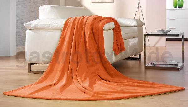 Mikrofaserdecke Memphis Premium karminrot